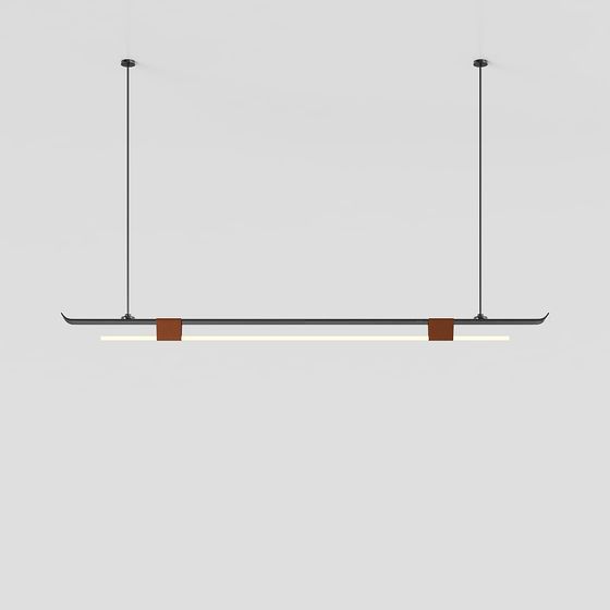 Elegant Hanging Light Fixture 3D model for Modern Spaces