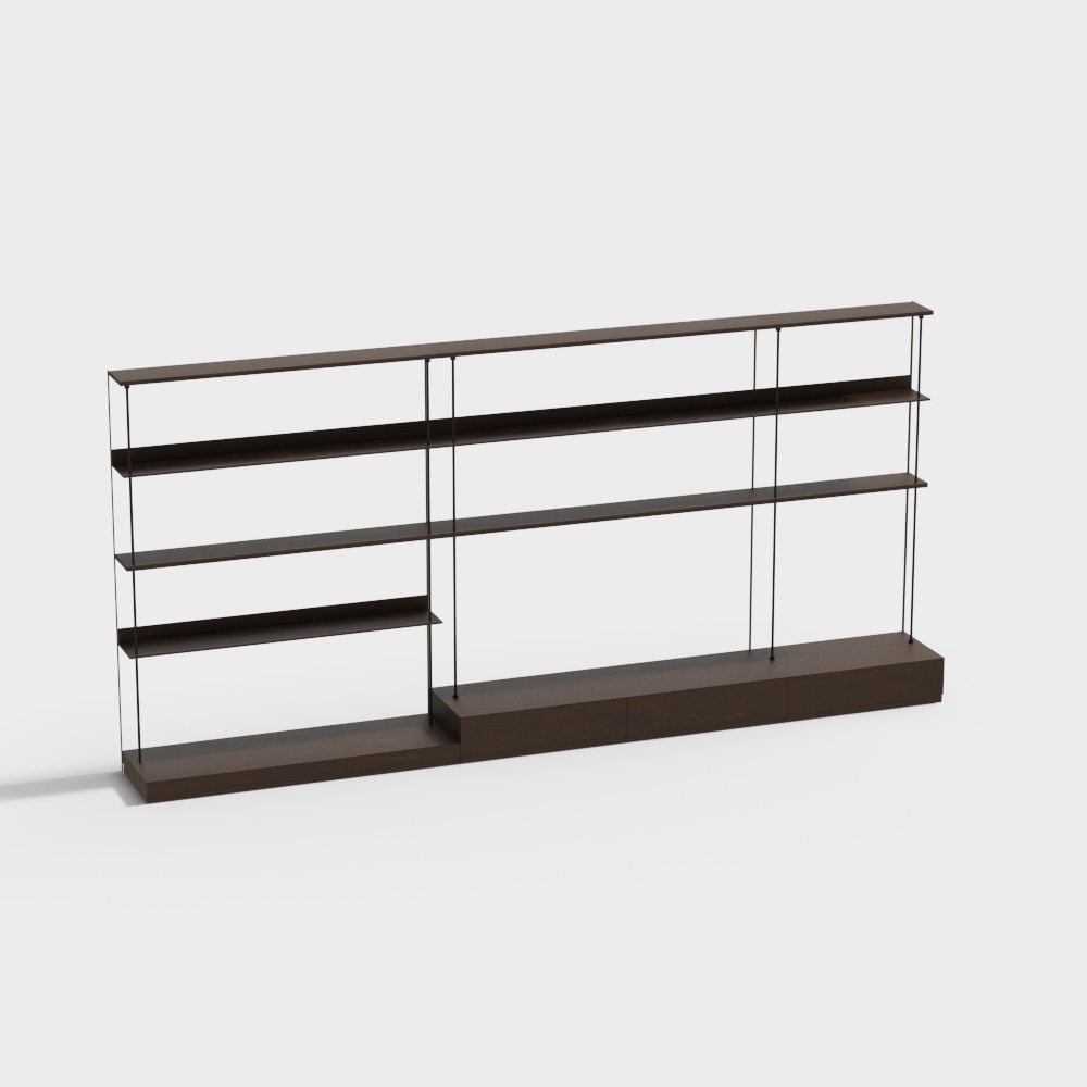 アンティークスタイルの壁掛けキャビネット