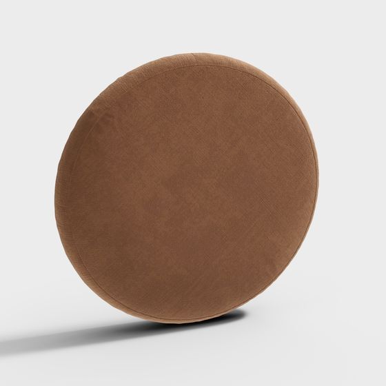 Low-Poly Round Cushion 3D model
