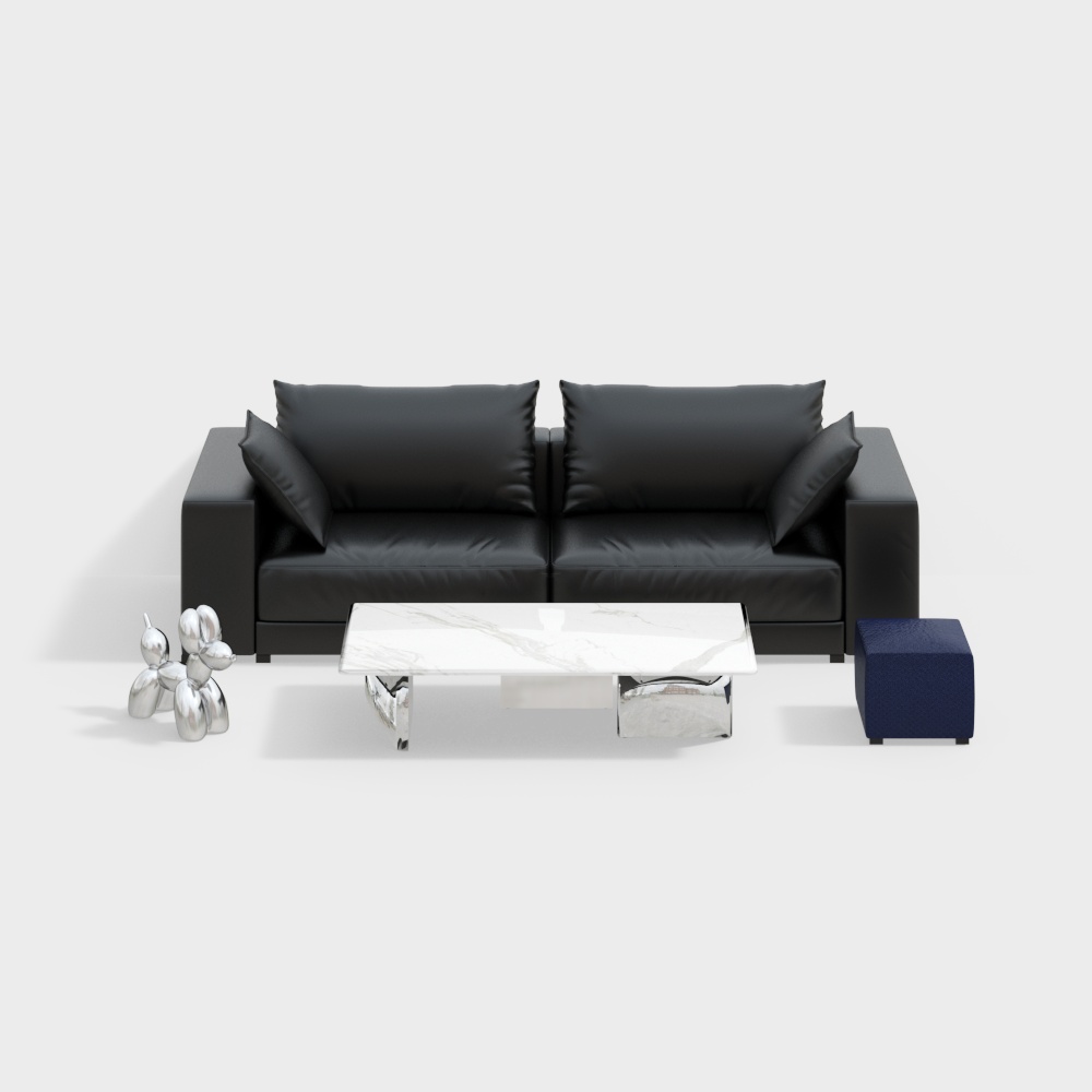 現代客廳餐廳沙發套裝