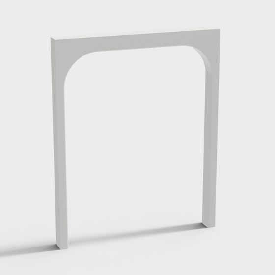 Stylish Low-Poly Arch 3D model for Creative Projects