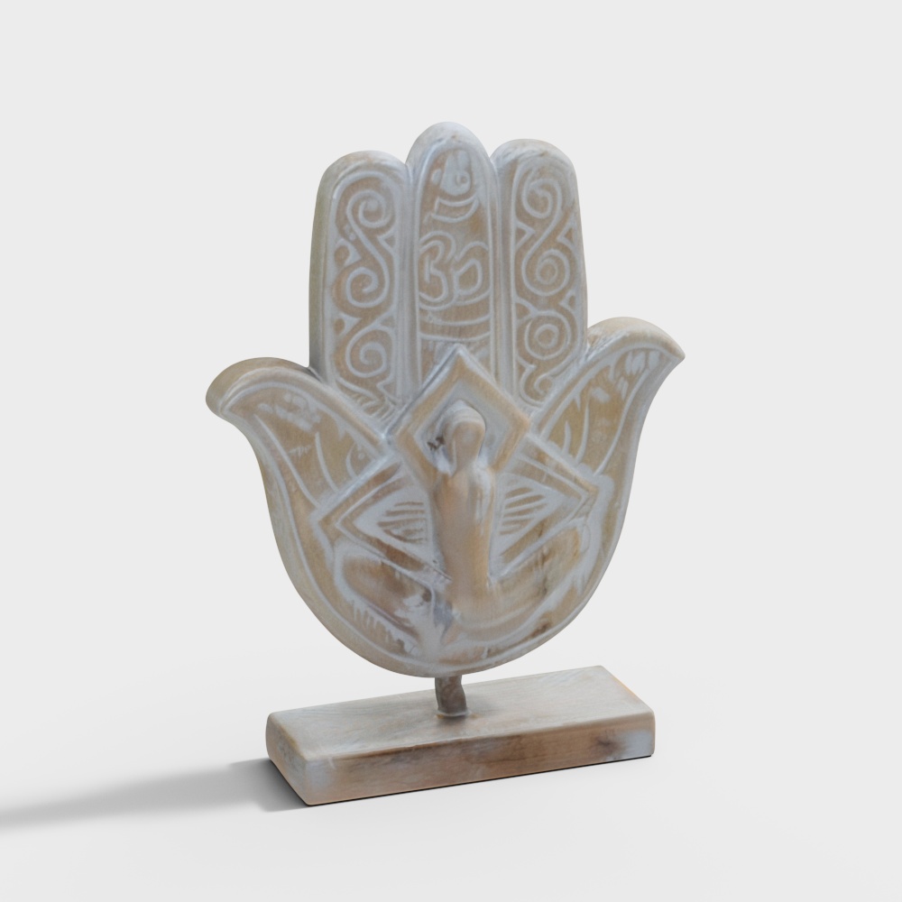 Wood Carved Table Art 1