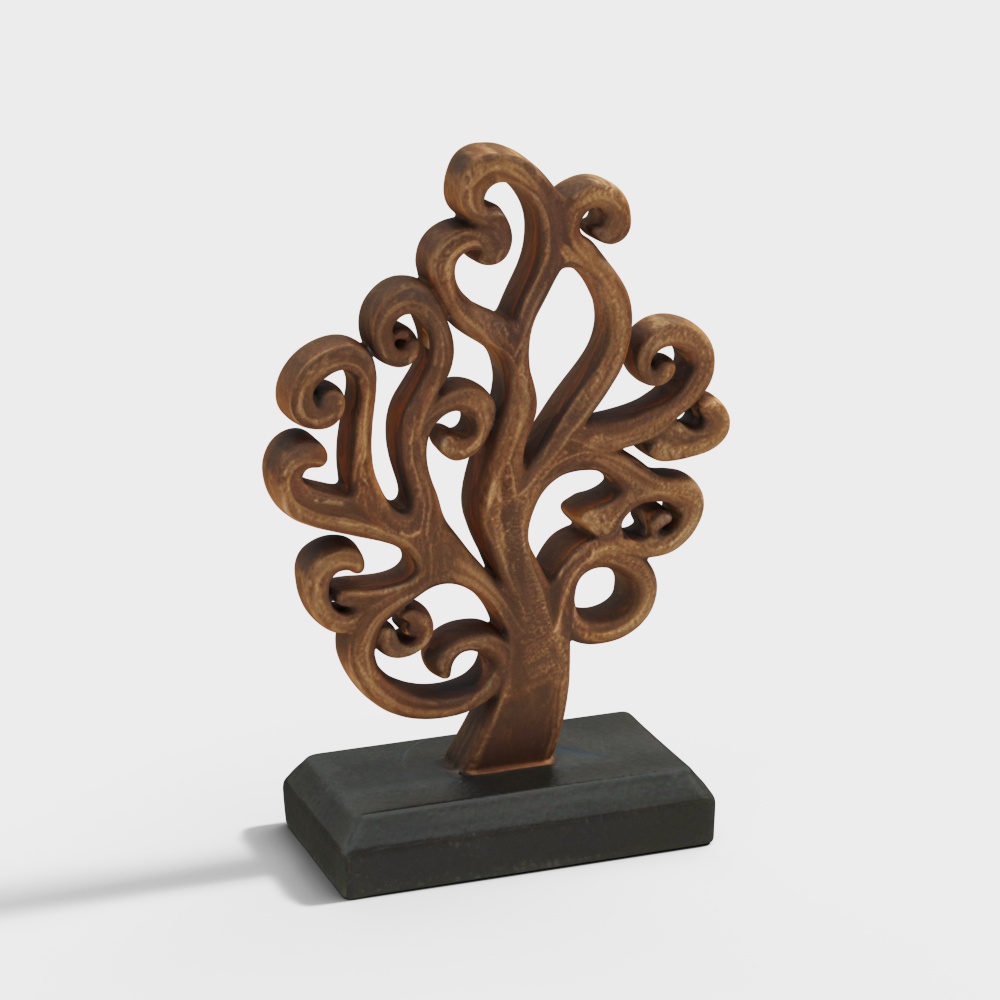 Tree Wood Showpiece 3