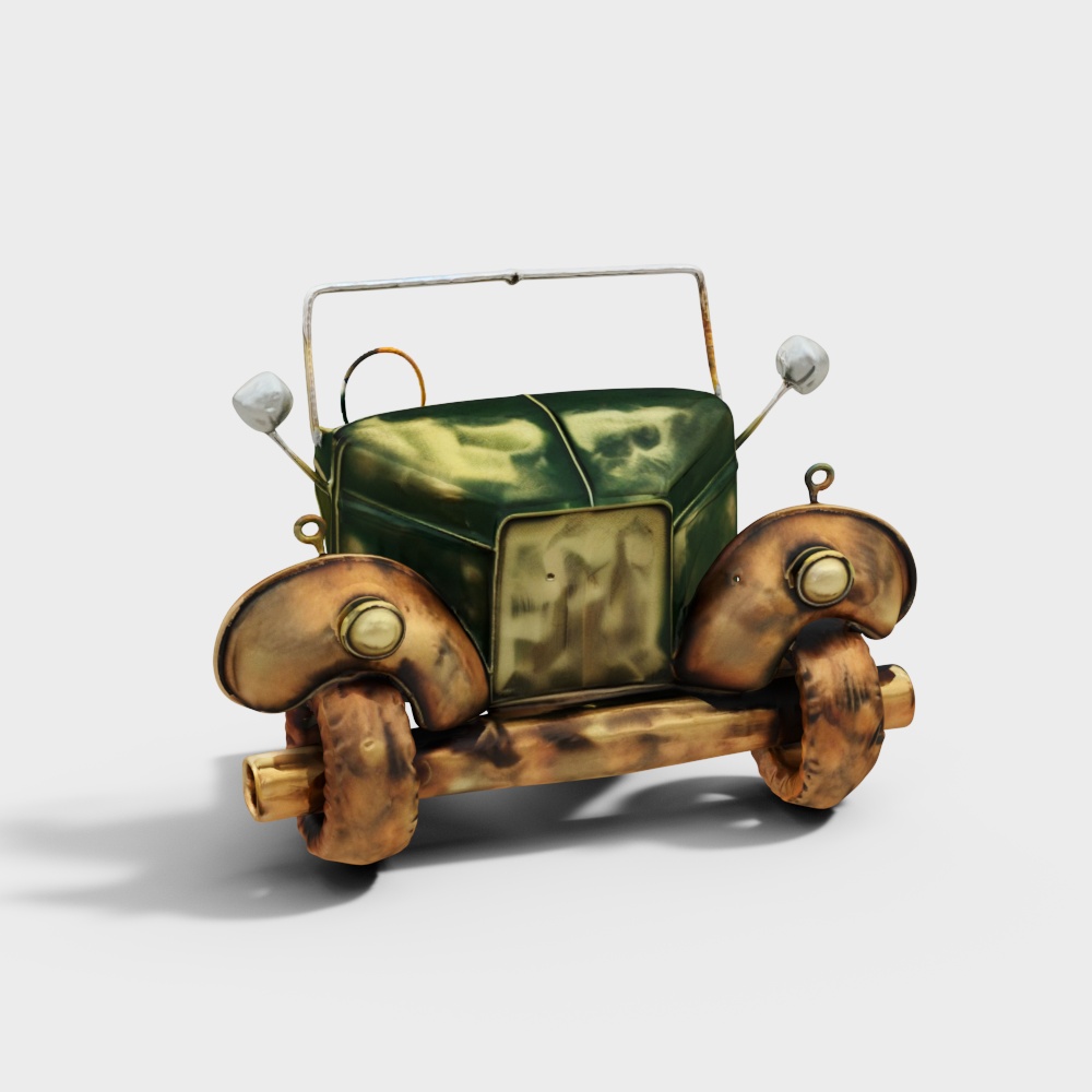 Time Traveler 3D model - Steampunk Inspired Design