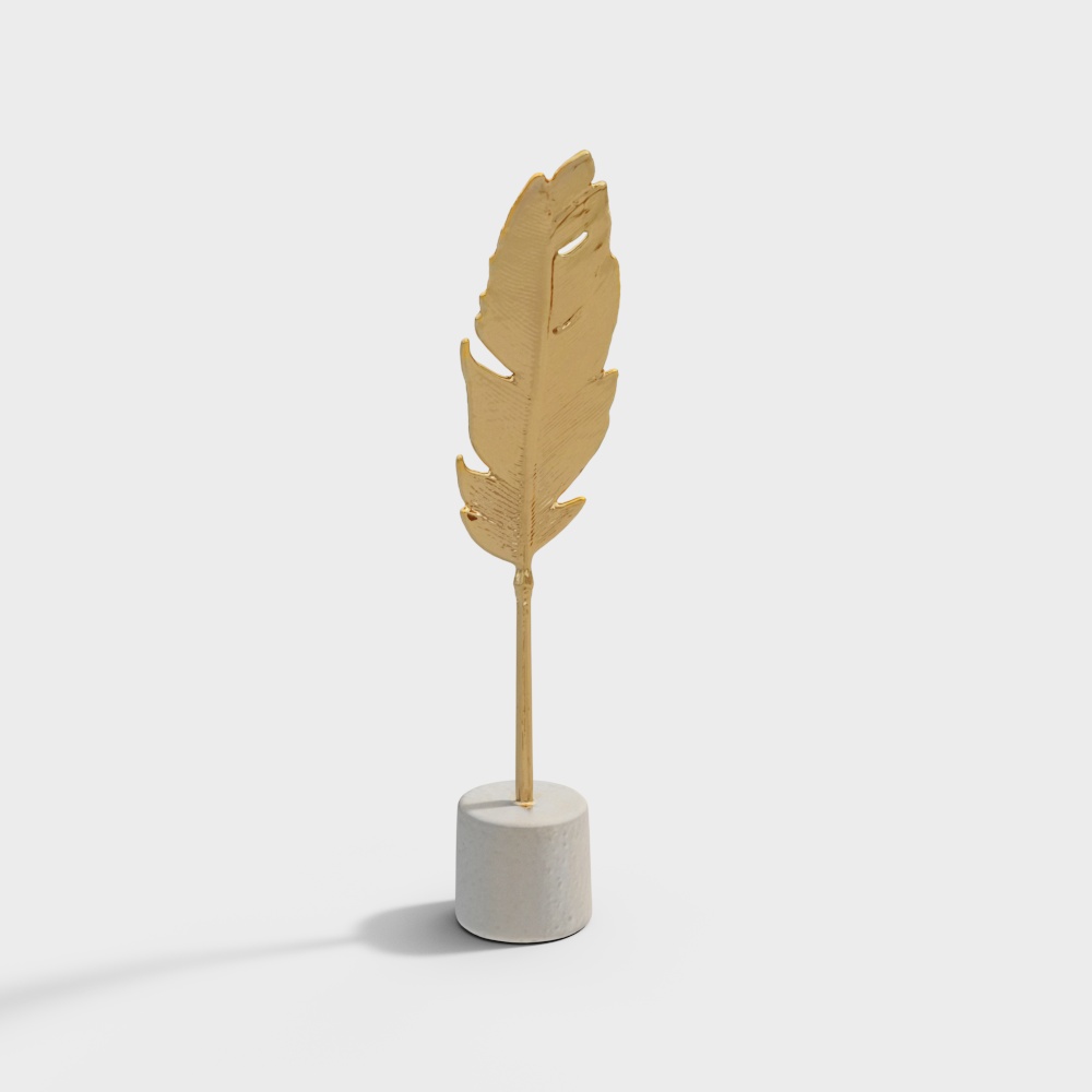 Leaf Metal Showpiece 2