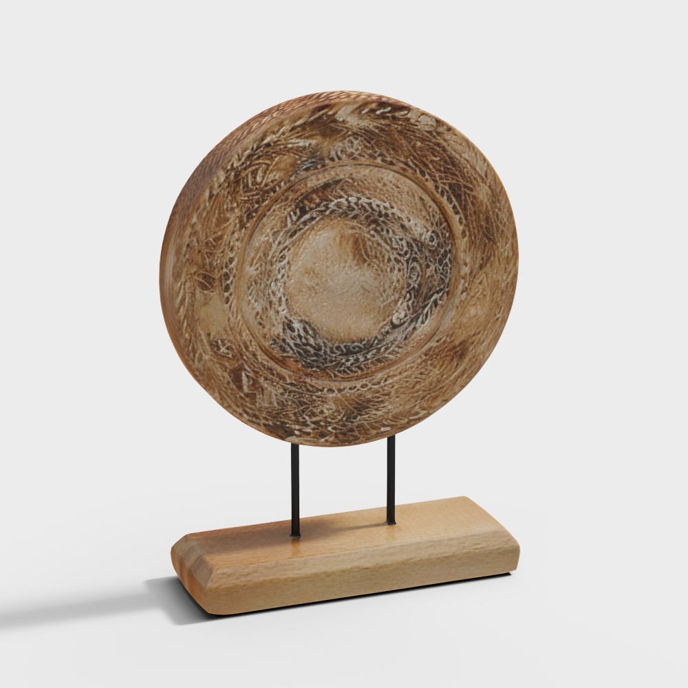 Object Brush Museum Mango Wood Table Accent Piece