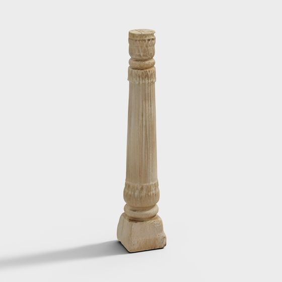Classic Roman Column 3D model for Creative Projects