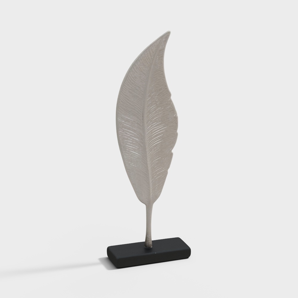 Leaf Metal Showpiece 1