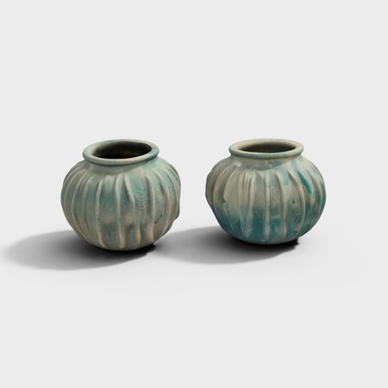Vintage Ceramic Vase 3D model