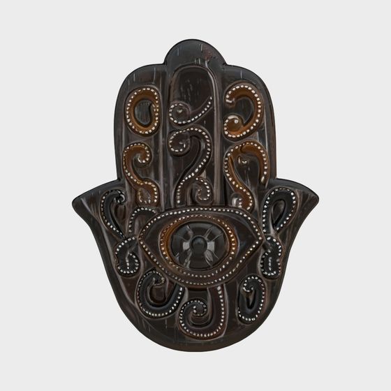 Hamsa Hand 3D model for Creative Projects