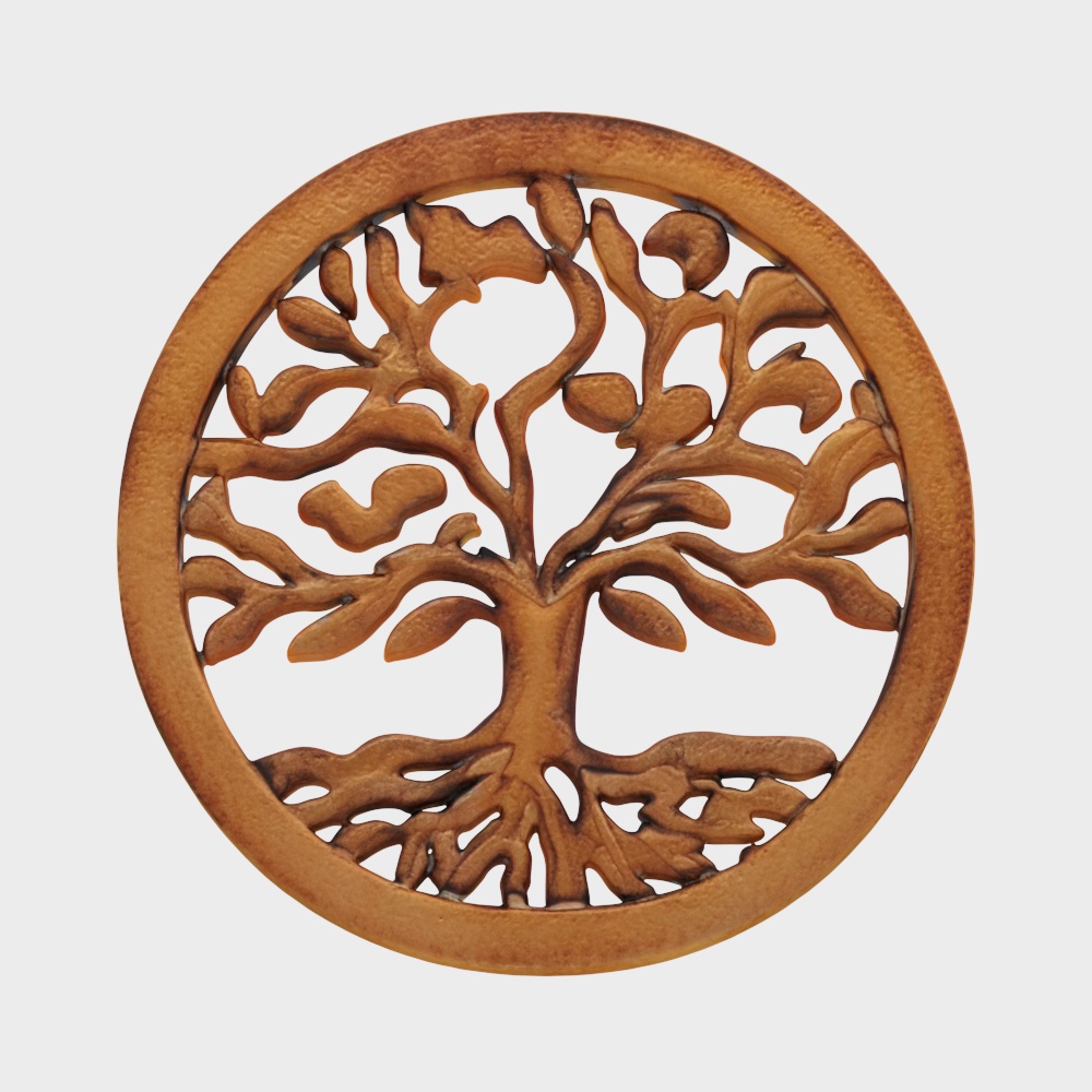 DharmaObjects Handcrafted Wooden Celtic Tree of Life