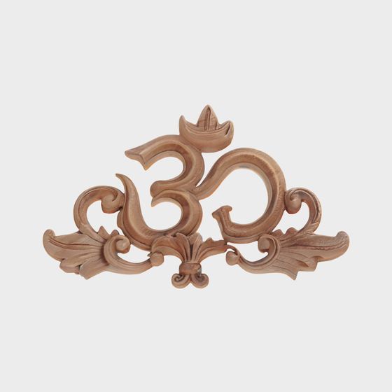 Wood Carved Wall Art 9 in Golden