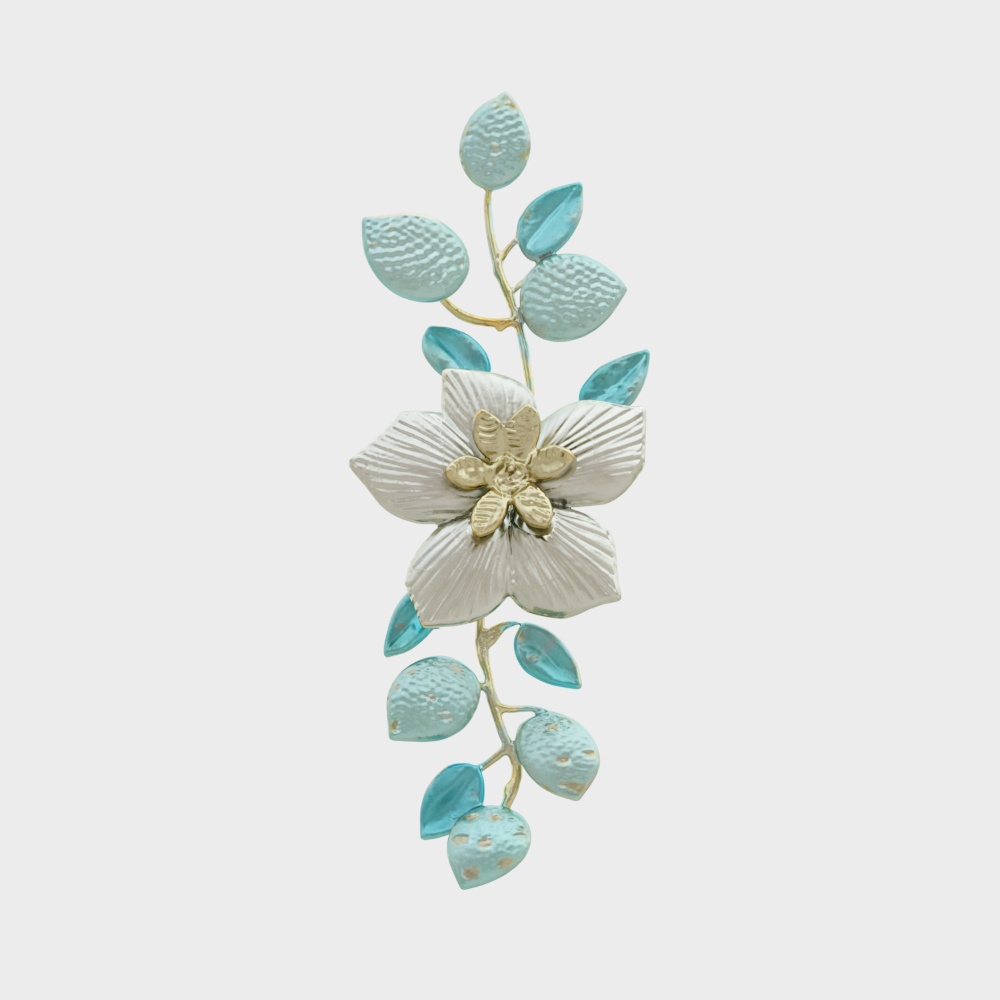 Metal Tree Leaf Wall Decor 3