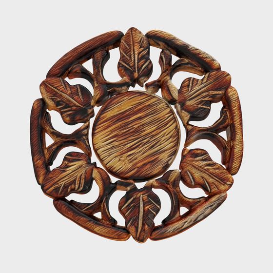 Autumn Leaf Ring 3D Model for Creative Projects