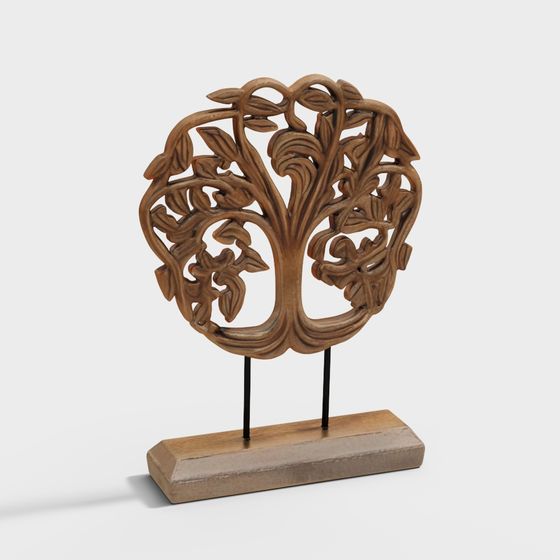 Life Tree 3D Model for Nature-inspired Designs
