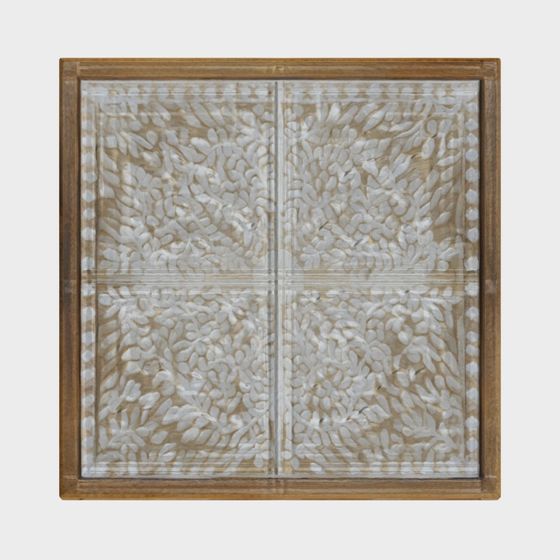 Vintage Indian Art 3D Model in Beige