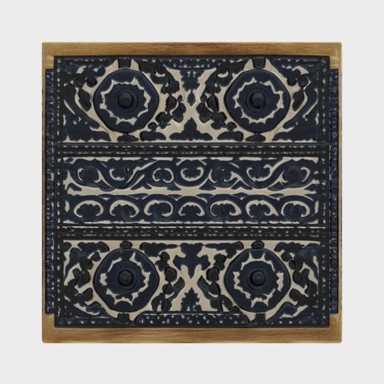 Victorian Ornament Panel 3D Model for Creative Projects