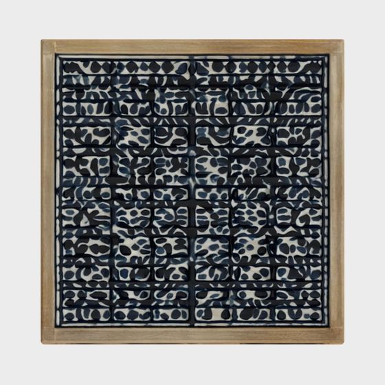 Vintage Indian Art 9 3D Model in Wood Color