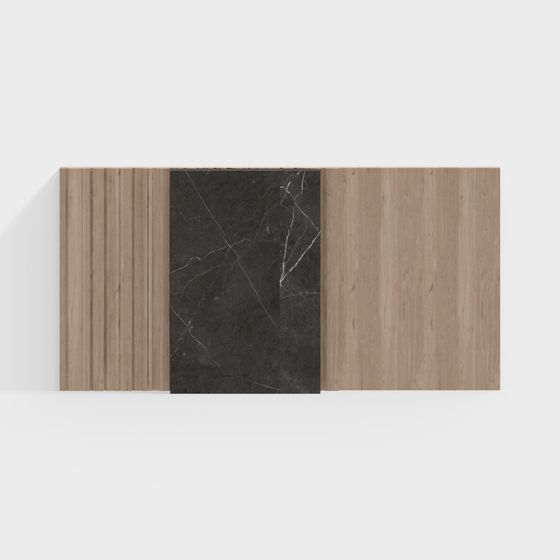 Stylish Low-Poly Wall Art 3D model