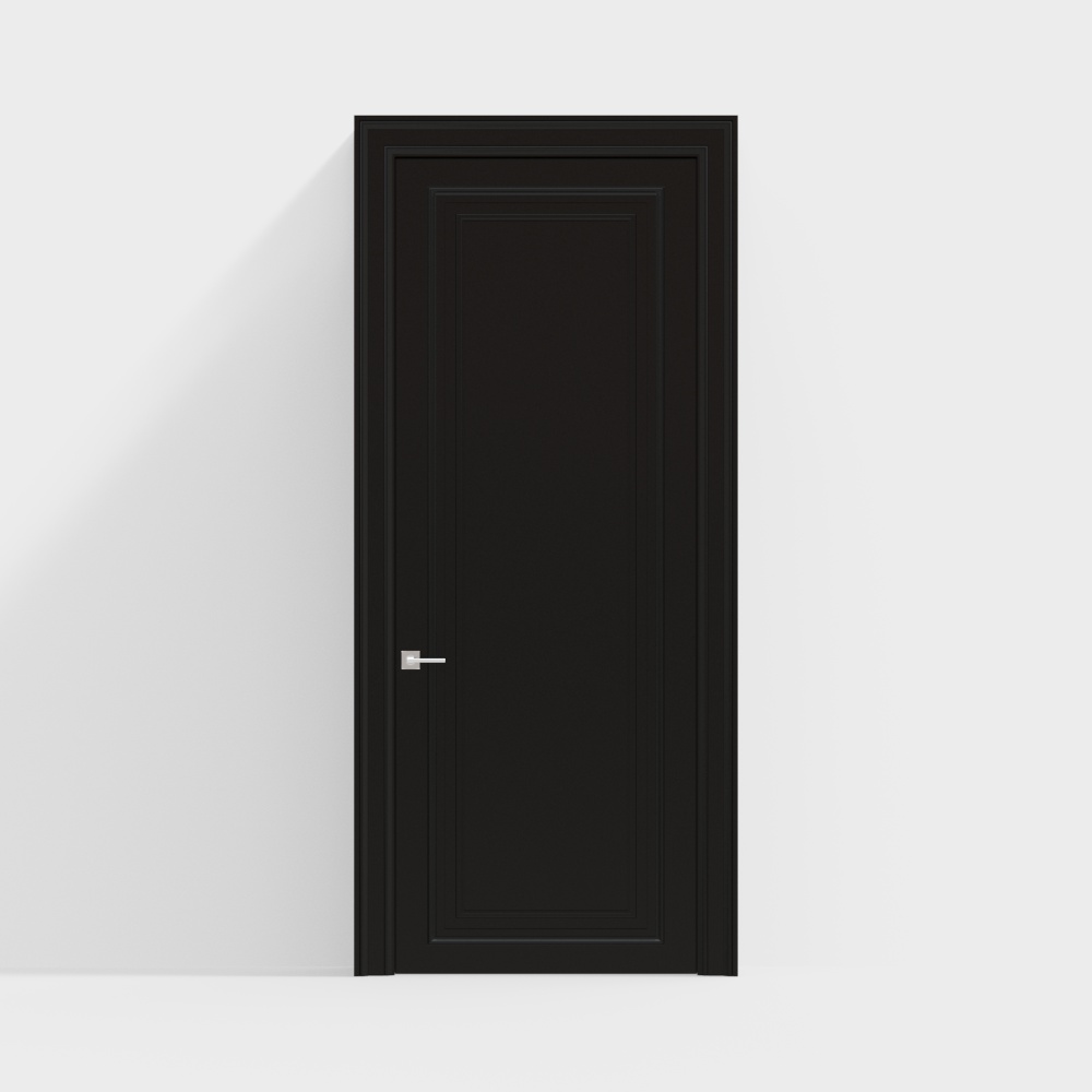 Black Elegance Door 3D model