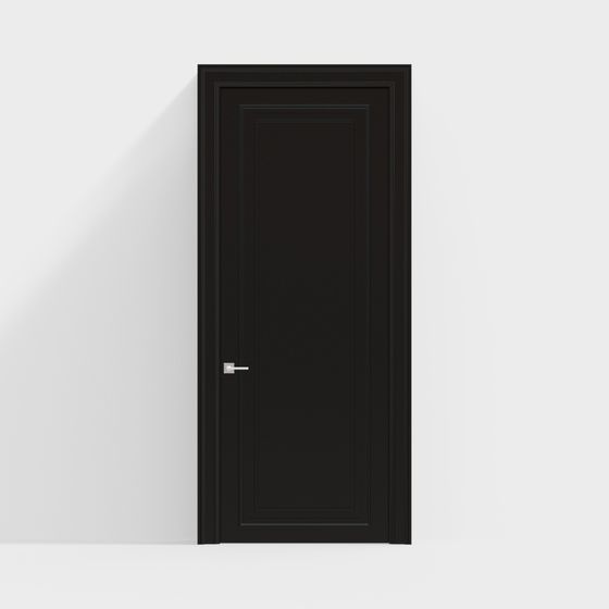 Black Elegance Door 3D model
