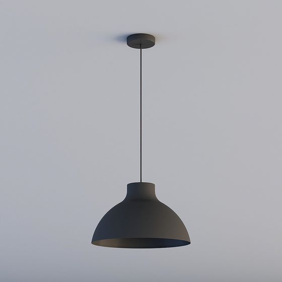 Unique Low-Polygon Ceiling Lamp 3D model