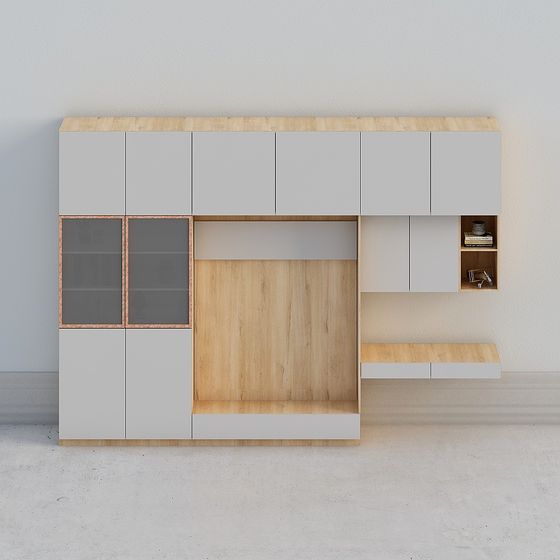 Urban Window Display Cabinet 3D model