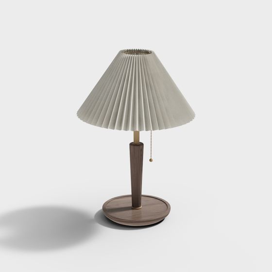 Elegant Minimalist Table Lamp 3D model