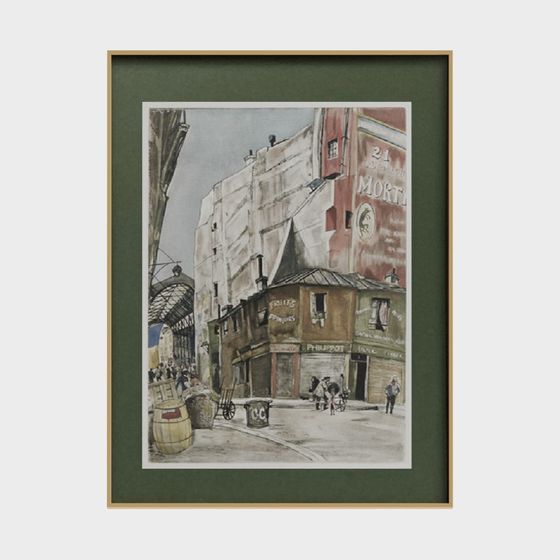 Charming Paris Old Street 3D model for Creative Projects