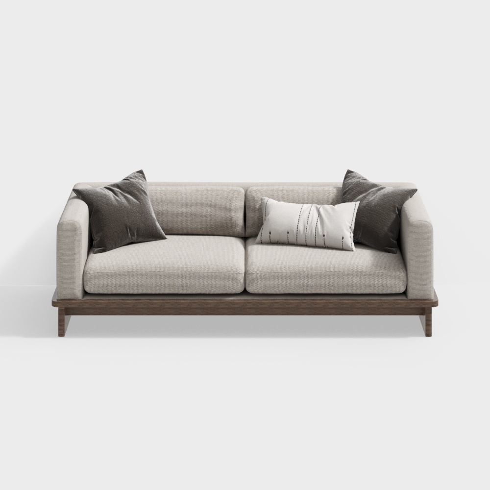 Medieval Style Double Sofa