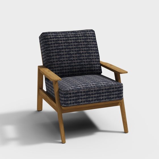 Cozy Lounge Chair 3D model