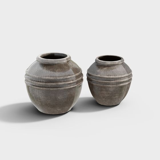 Ancient Pottery 3D Model
