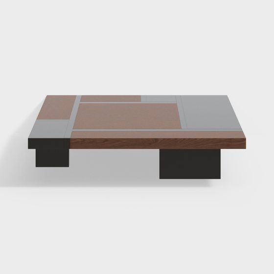 Stylish Low-Poly Coffee Table 3D model