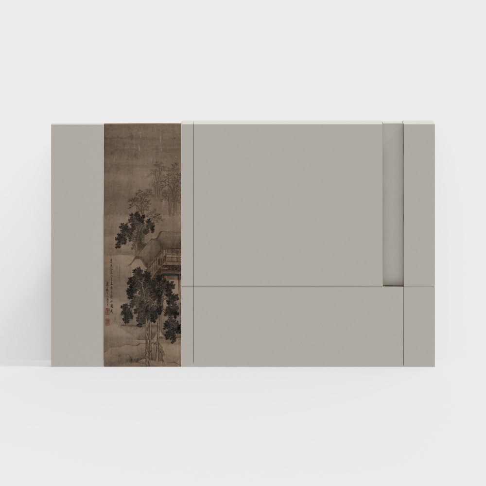 Pared de Fondo de Nuevo Estilo Chino