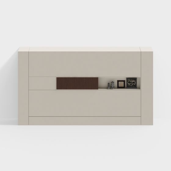 奶油復古背景牆