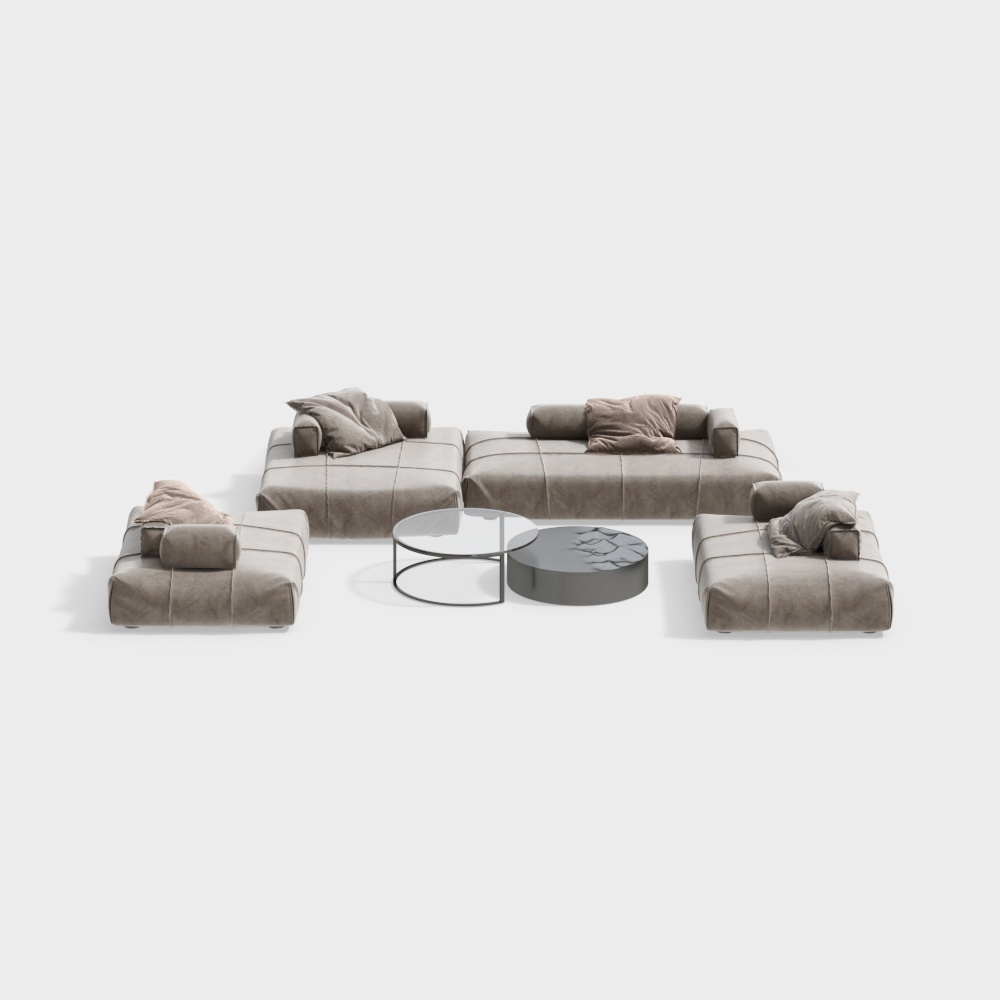 Italian Sofa and Coffee Table Set