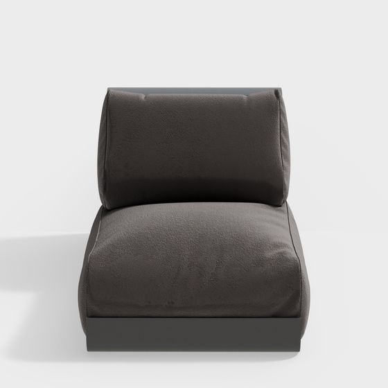 Elegant Urban Lounge Chair 3D model for Modern Spaces