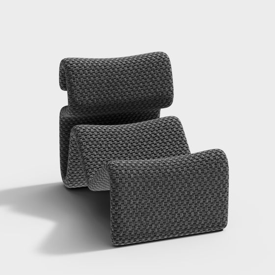 Stylish Urban Sofa 3D model for Modern Interiors