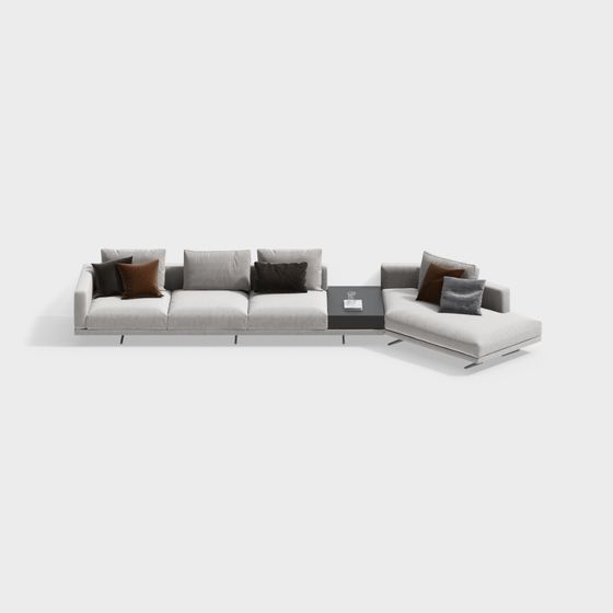 Urban Comfort 3D Model Sofa
