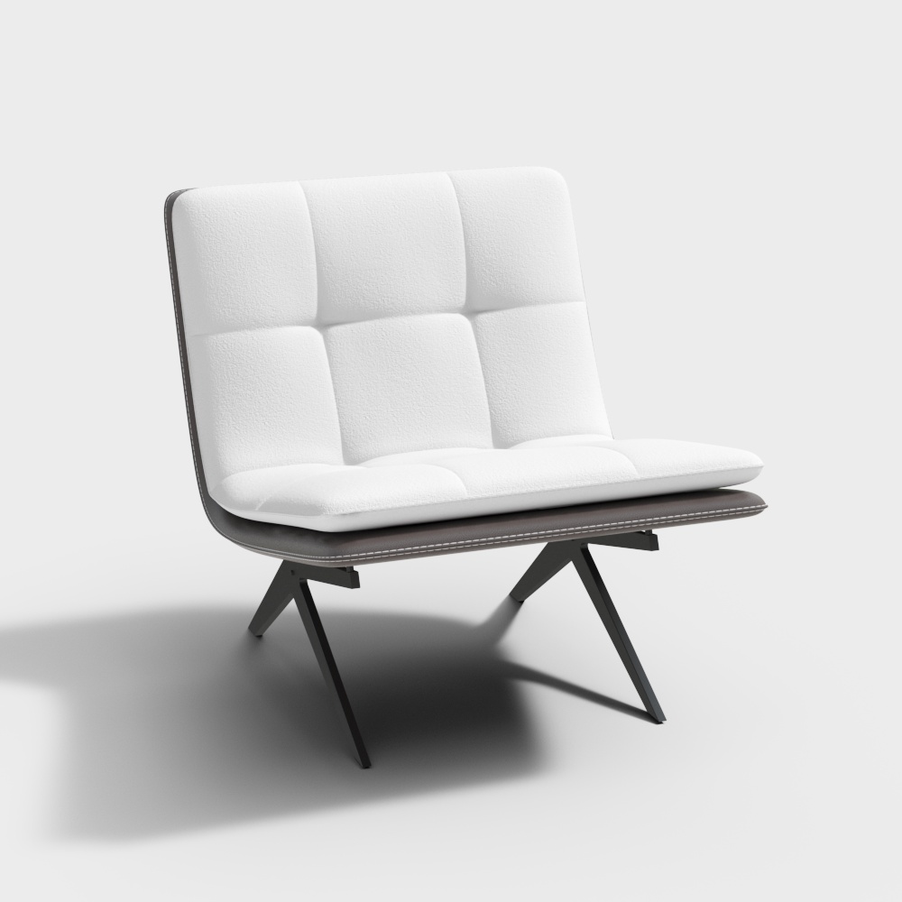 Italian Simple Backrest Leisure Chair