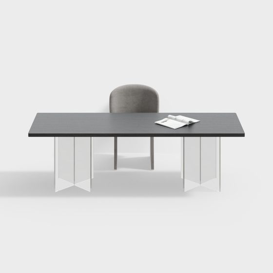 Modern Urban Office Desk 3D model