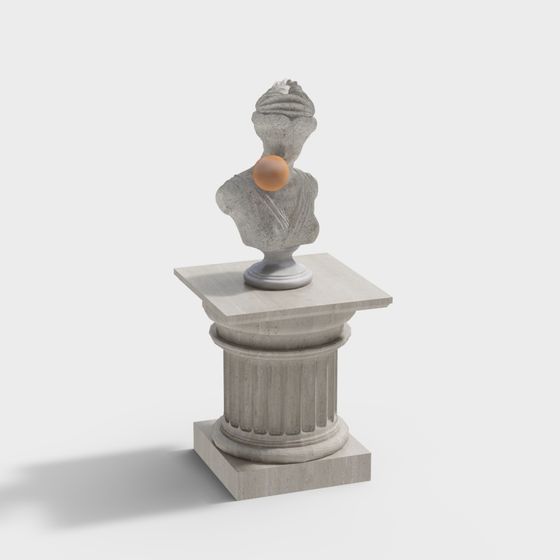 Stunning Roman Statue 3D model