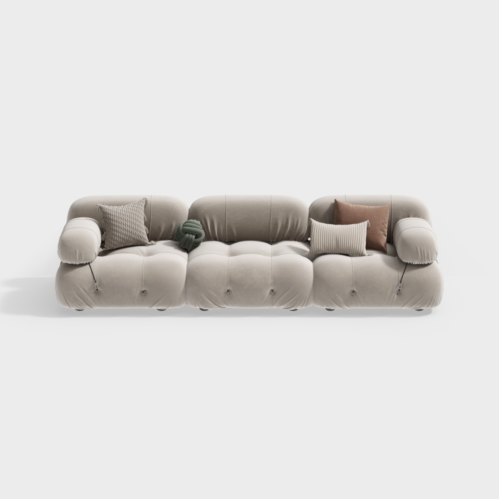 French Multi-Person Sofa