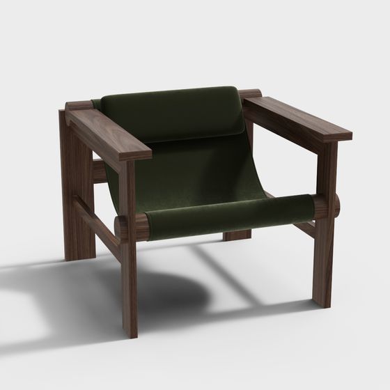 Unique Stylish Chair 3D model for Modern Interiors