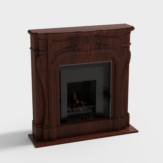 Mobile Decorativo per Camino Francese