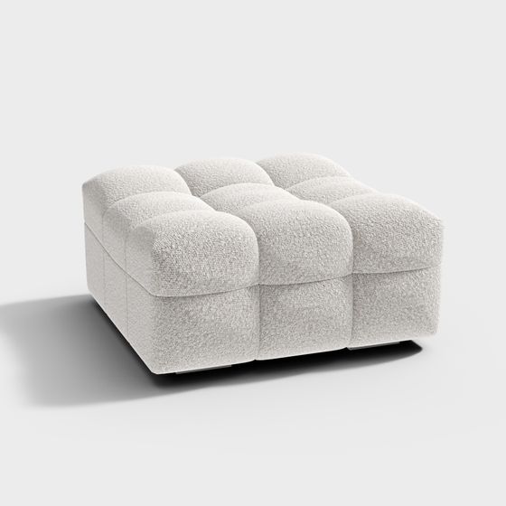 French Single Sofa Stool