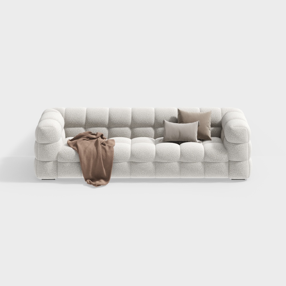 French Multi-Person Sofa