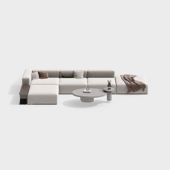 Modern Living Room Sofa 3D model