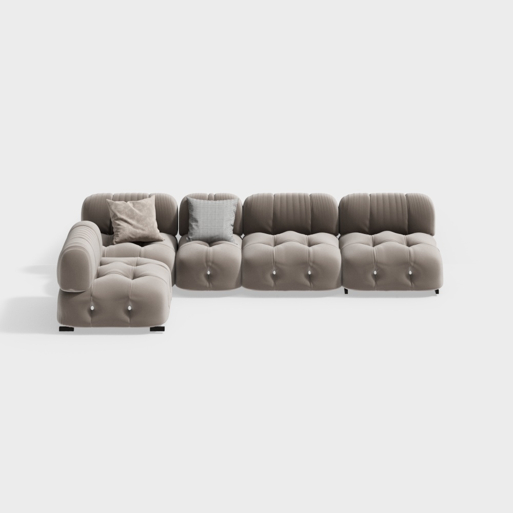 Wabi-sabi Style Multi-Person Sofa