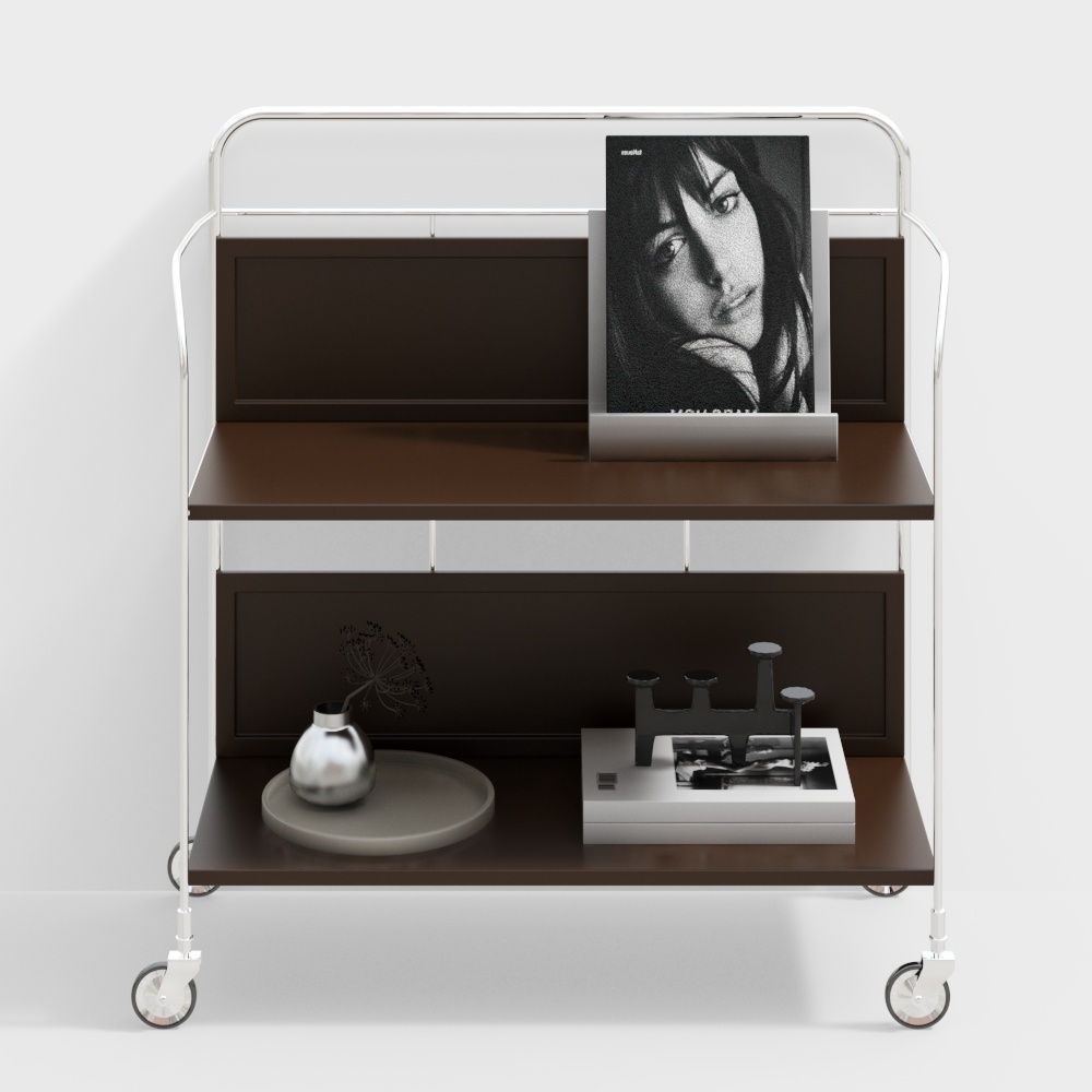 Scaffale Mobile in Stile Wabi-sabi